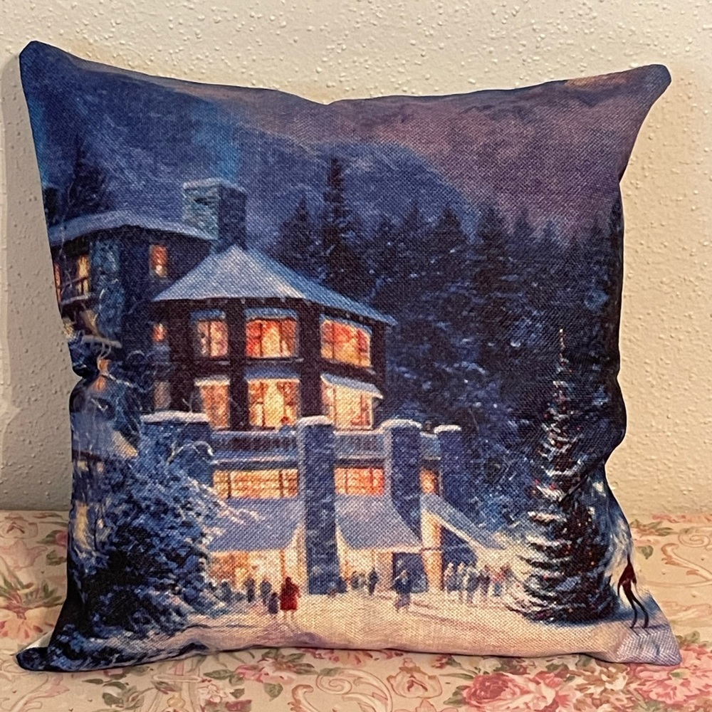New Christmas Eve Decorative Throw Pillow